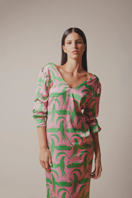VESTIDO DECONSTRUIBLE LORA REAL